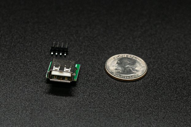 USB 2.0 Type A Breakout Module (Female Connector)
