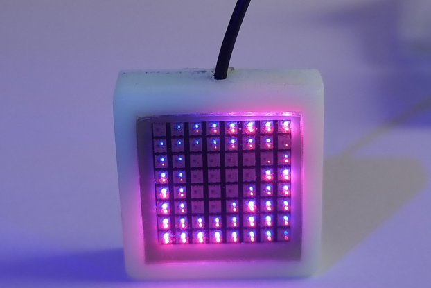 Case for 8x8 RGB LED Matrix