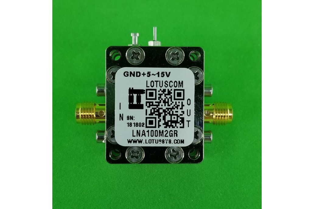 Broadband Ultra LNA with LDO 0.45dB NF 100M~2GHz 1