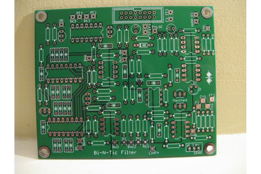 Electronotes Bi-N-Tic filter Eurorack PCB 1