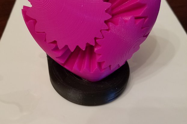 3D Printed Heart Gear