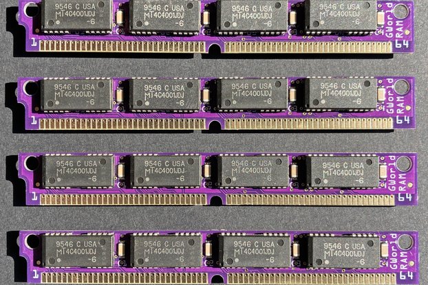 PurpleRAM GWORLD 8MB (4MB x 2) 64-pin SIMM kit