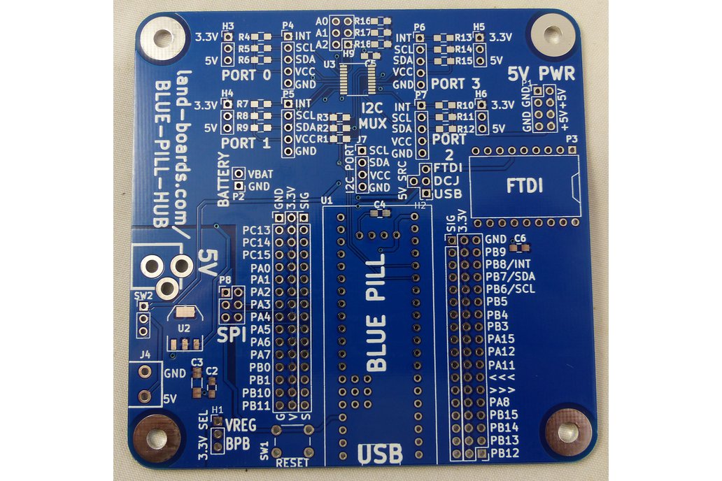 Blue Pill Breakout/I2C Hub PCB Only 1