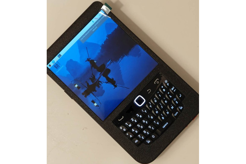 HackberryPi Cyberdeck Handheld with 9900 KBD 1