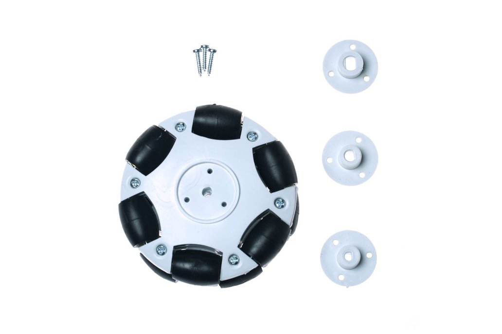 Robotistan - Plastic Omni Wheel - Gearmotor Comp 1