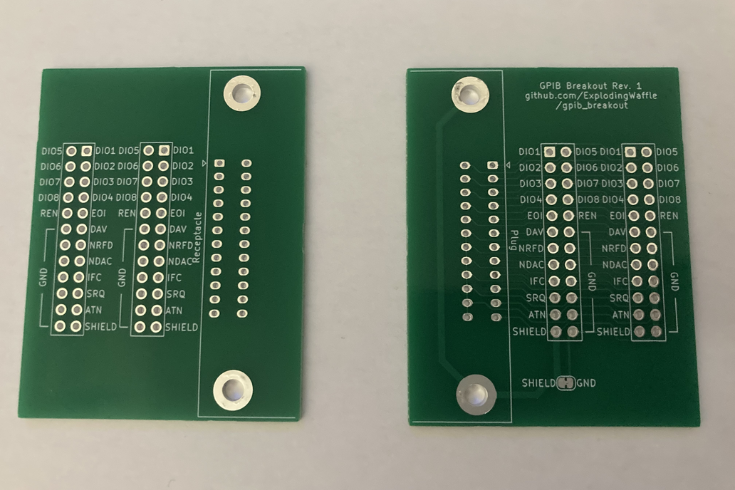 GPIB (/HPIB/IEEE-488) Connector Breakout 1