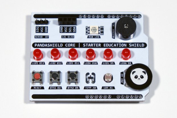 PandaShield Core | STEM Education Arduino Shield