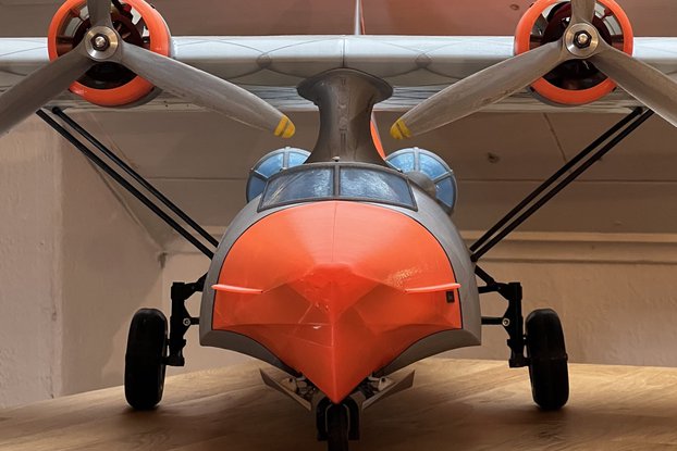 PBY Catalina Amphibious Aircraft Model