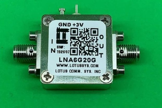 Amplifier LNA 2.5dB NF 6GHz to 20GHz