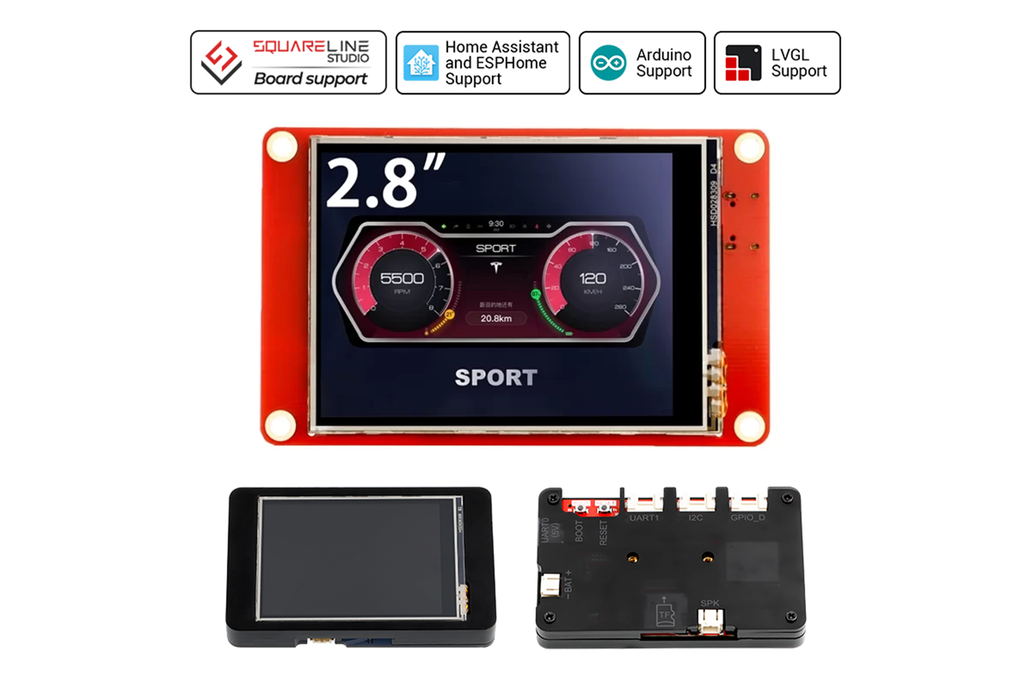 CrowPanel 2.8"-ESP32 HMI 320x240 Display 1