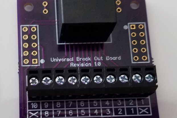 PiRyte Universal RJ45/Rj50 Breakout Board - UBOB