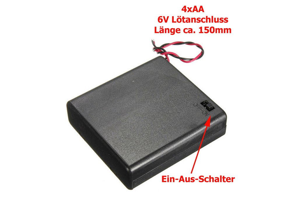 2x18650 Akku-/Batterie (7,4V) w. Switch/Schalter