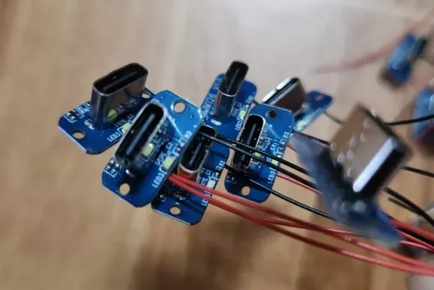 3.7V 0.5A Battery Charging Module with Type-C Port