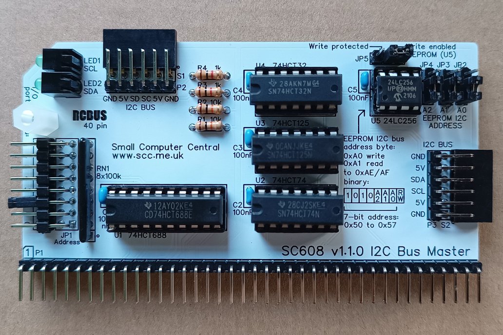 SC608 I2C Bus Master Kit for RC2014/RCBus-40pin 1