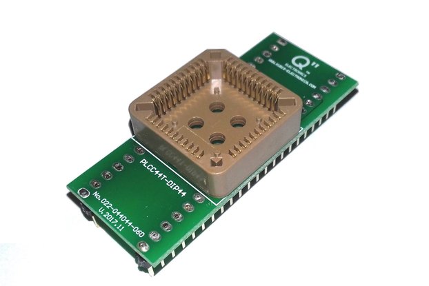 Adapter PLCC44T to DIP44 0.6".