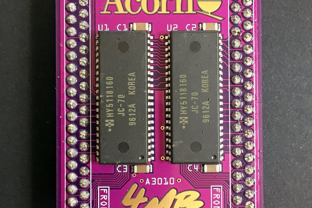 PurpleRAM 4MB 60ns Acorn Archimedes A3010 module