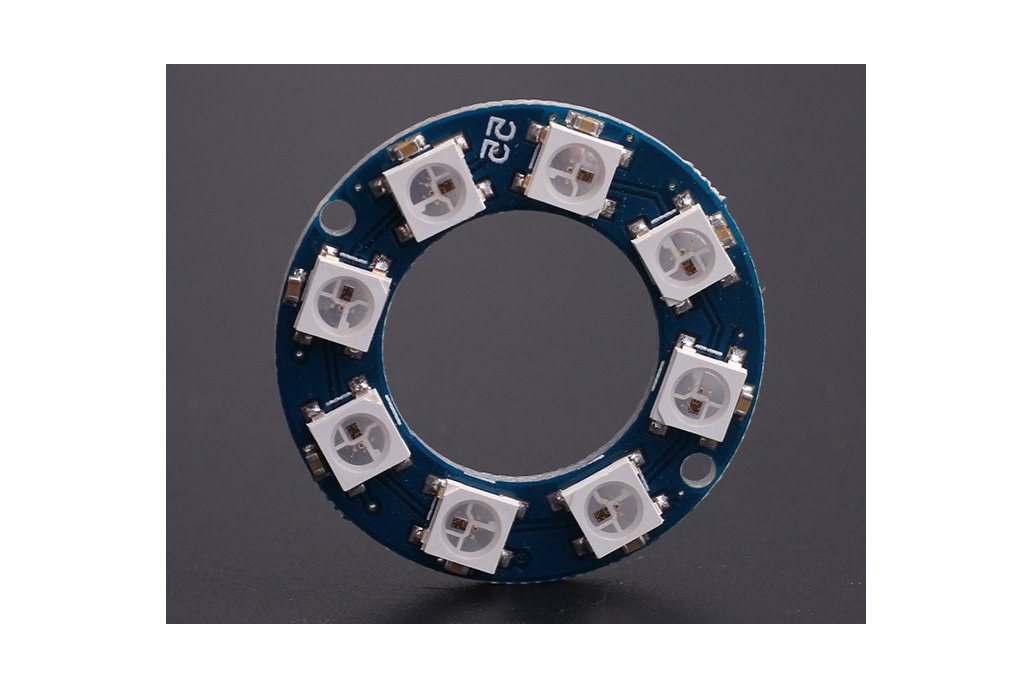 8 Particles RGB LED Circular Lamp(6667) 1