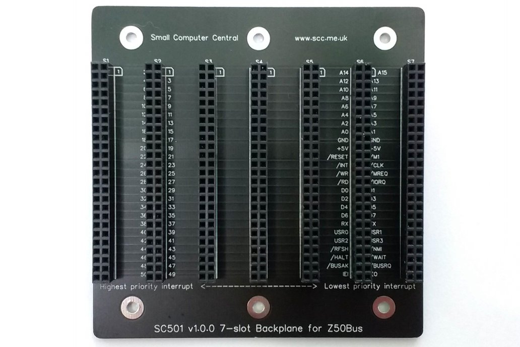 SC501 7-slot Backplane Kit for Z50Bus 1