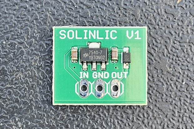 Solar linear lithium ion capacitor charger board