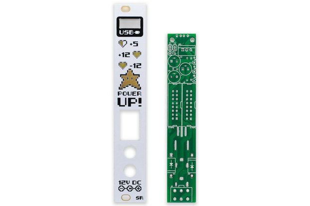 Power UP PCB and Panel - Eurorack Power PCB Set