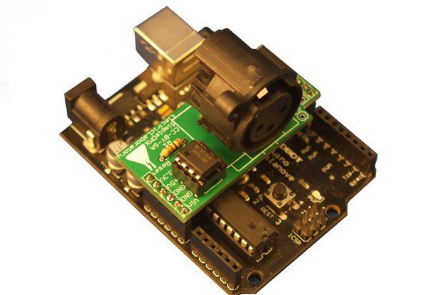 SimpleDMX - 3 PIn shield for Arduino