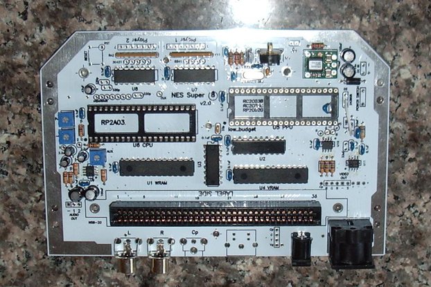 NES Super 8 v2.0 Game Console PCB