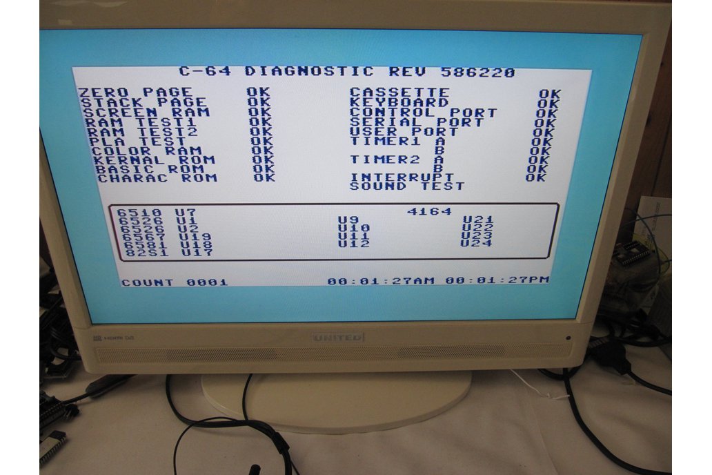 Commodore 64/128 Multirom Diagnostic Test Cartridge 586220 - Foto 7