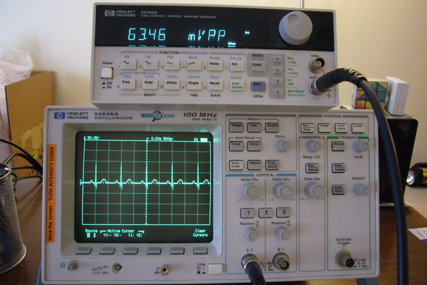 HP 54645A 100Mhz Digital Oscilloscope /w 2 Probes