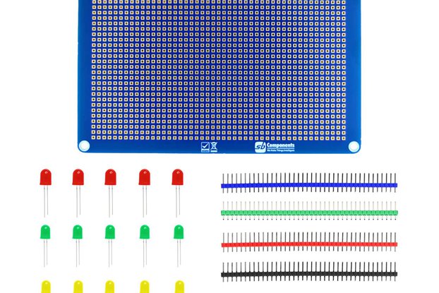 DIY Zero PCB Board Kit Soldering Electronic Kit