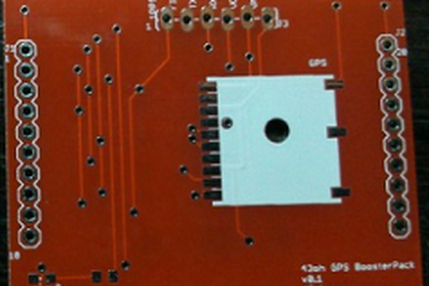 GPS Breakout/Boosterpack PCB