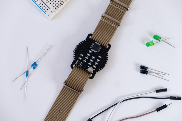 Binary PCB Watch For Designers Programmers