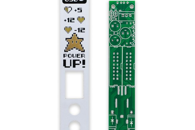 Power UP PCB and Panel - Eurorack Power PCB Set