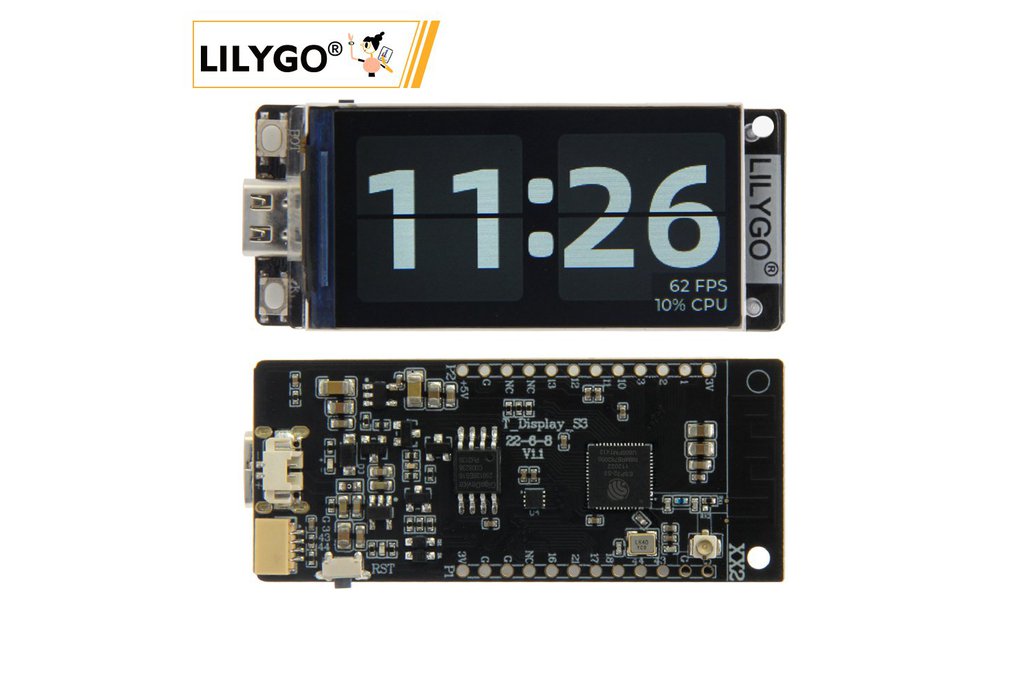 LILYGO® T-Display-S3 ESP32-S3 1.9 inch ST7789 LCD from Lilygo on Tindie