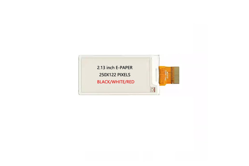EPD Display 2.13" E-Ink Display HAT 250x122 SPI 1