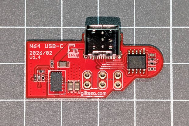 Nintendo 64: Power Board USB-C Kit
