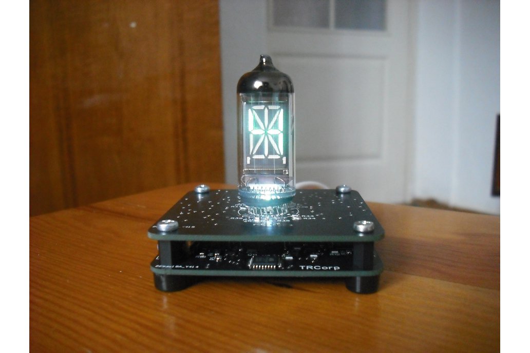 IV-17 IV-4 Single Digit VFD Clock RGB Backlight 1