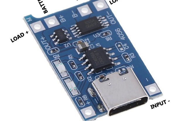 TP4056 5V 1A USB Type-C Battery Charging