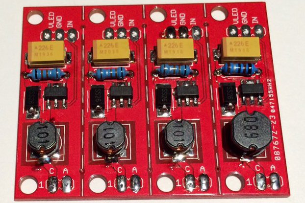 4 Channel Constant Current LED driver (PCB)