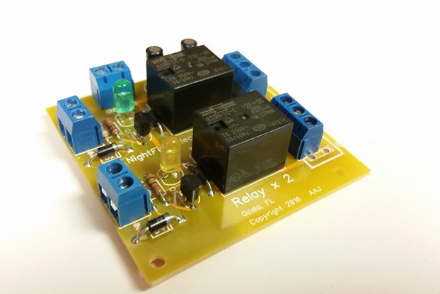 Dual Relay Module Kit - Selectable Coil Voltage