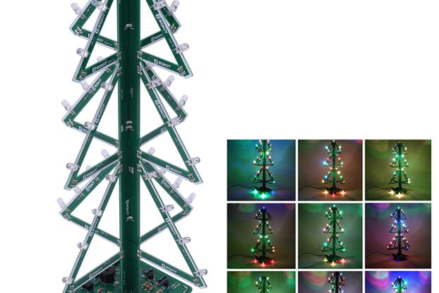 3D RGB LED Music Christmas Tree DIY Kits