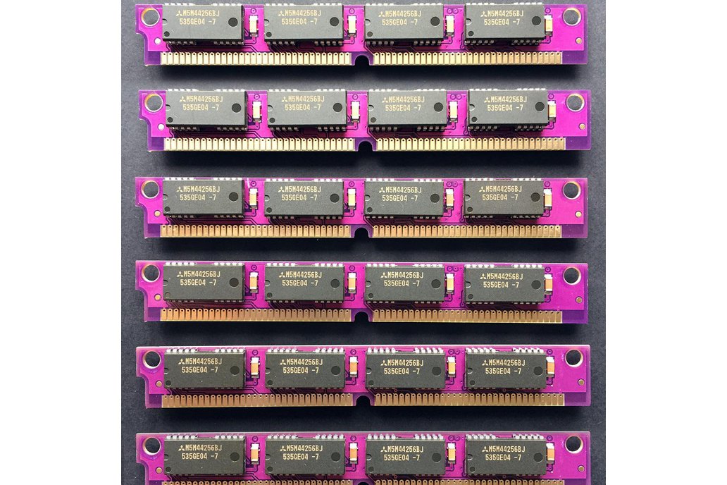 PurpleRAM GWORLD 2MB (1MB x 2) 64-pin SIMM kit 1