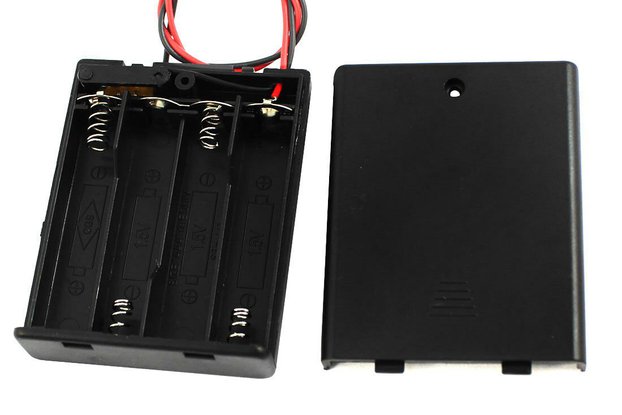 Akku-/Batterieholder for 4xAAA (6V)