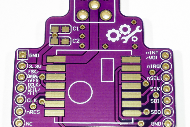 Wireless Breakout Board RFM12B PCB – ISM Band RF