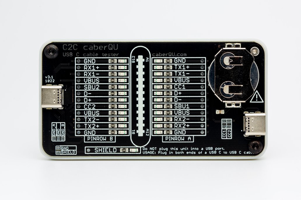 Regnfuld Udgangspunktet Hub USB C cable tester - C2C caberQU from The current stuff on Tindie
