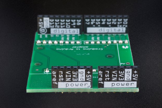 Croduino to Arduino adapter board