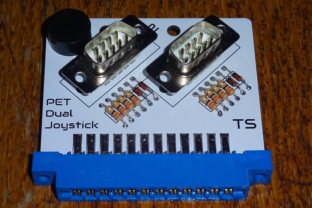 PET Dual 9 way D Userport Joystick
