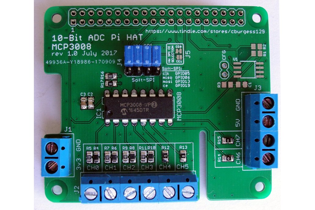 10-Bit ADC/VMS PI Hat (v1) 1