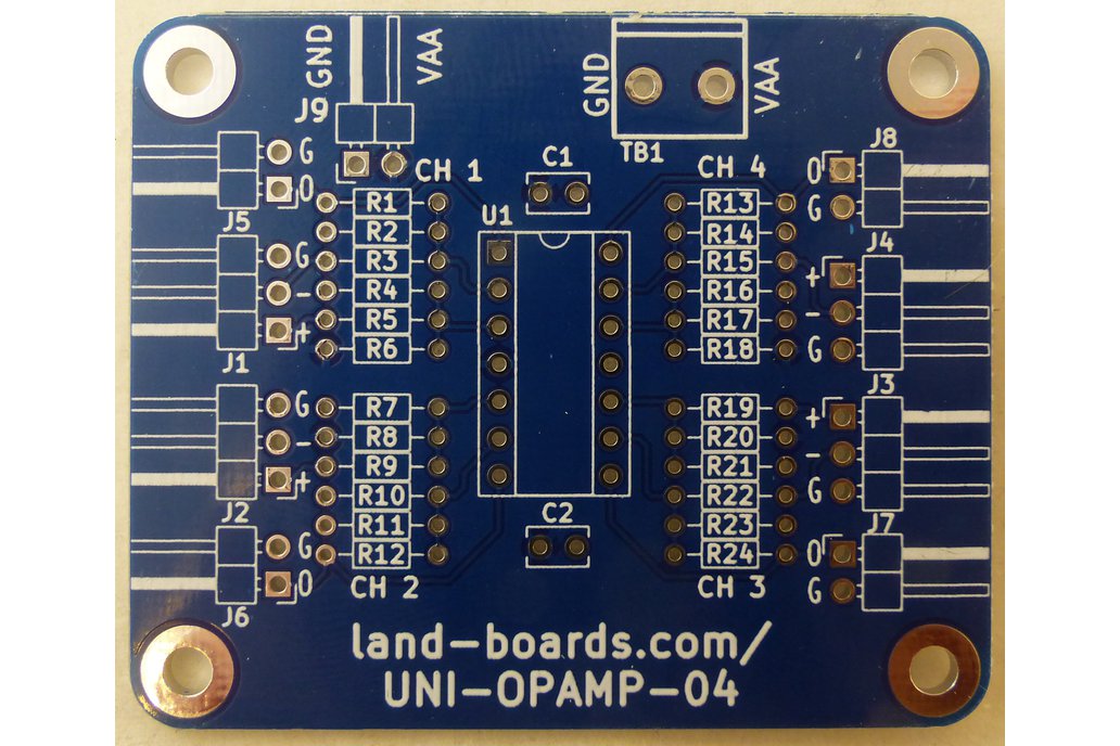 Universal Op Amp PCB 1