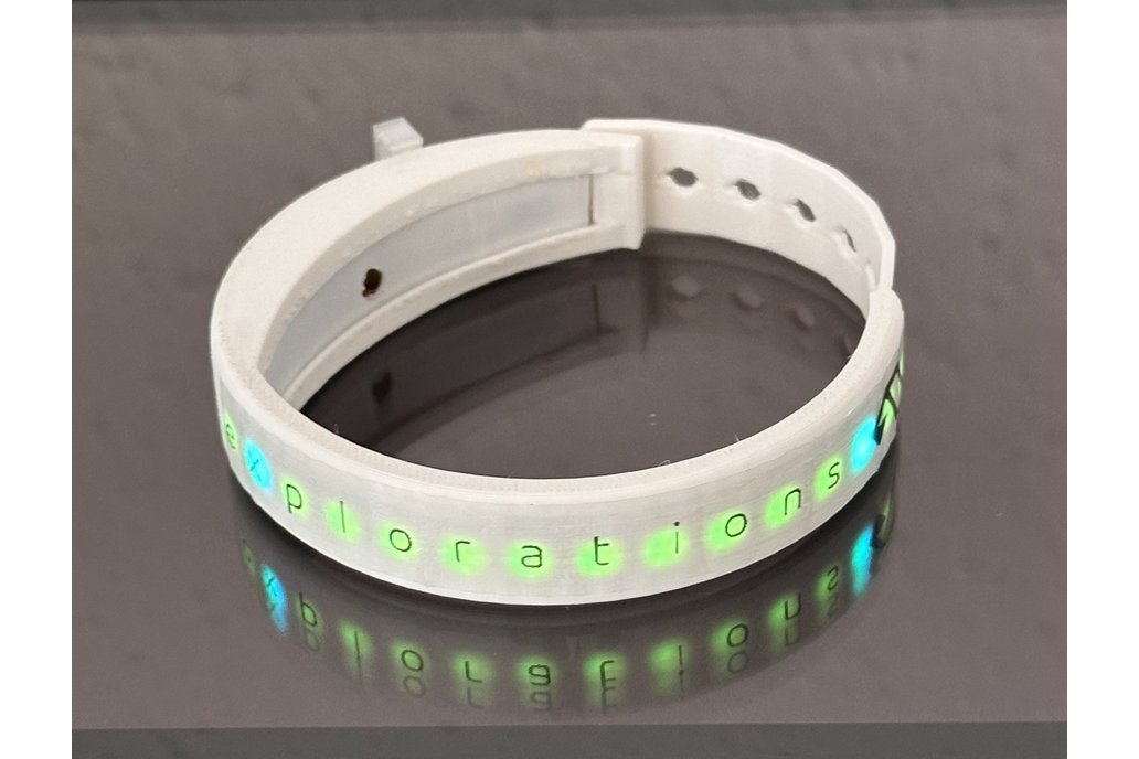 Anjuna Explorations unique LED wristband/bracelet 1
