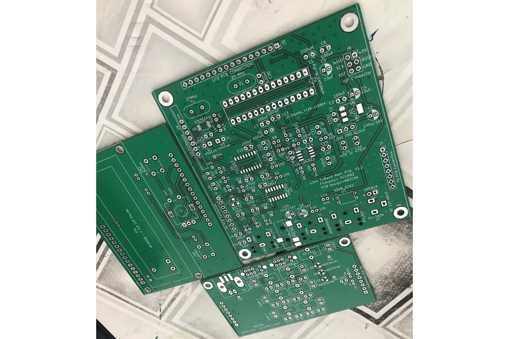 uSDX SDR TRX - OLED TriBand 5 x Board Kit 1